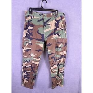 VTG Military Woodland Camouflage‎ Hot Weather Combat Trousers Pants Medium 34x31